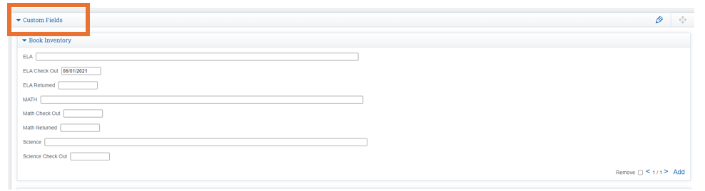 Custom Tools: Adding a Custom Field